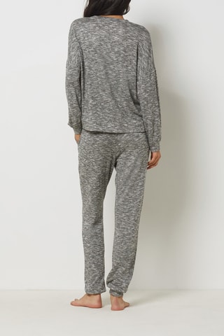 Pyjamasweater Ebel - Gemêleerd Antraciet