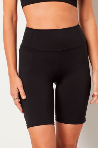 Calções de ciclista cintura subida Stronger Preto - Etam
