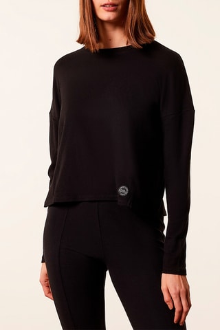 T-shirt Alexine Zwart