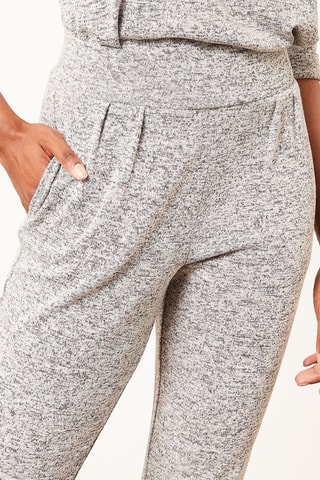 Broek Slim Hoge Taille Camila Grijs