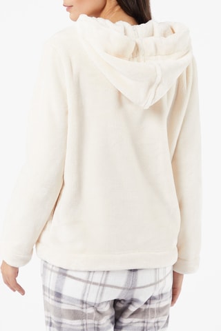Jasje met capuchon Warmy Casual Ecru