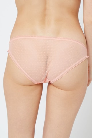3 cuecas Pluma Rosa, branco e vermelho