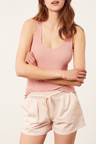 Top Pland Dyed Roze