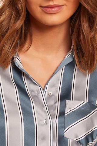 Pyjamajasje Ouzna- Blauw en Ecru