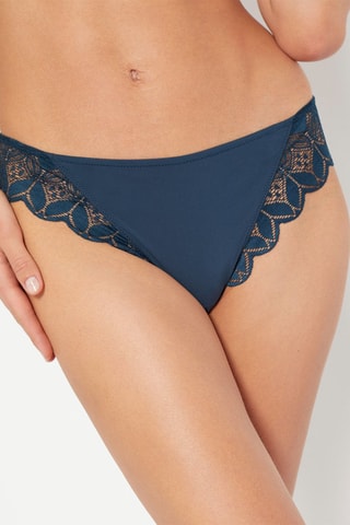 Slip Sexy Naturel Blauw
