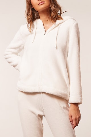 Sweater met Capuchon Sally - Ecru