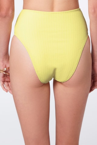 Slip Hoge Taille Capsule Diane Zachtgeel