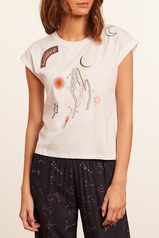 T-shirt Mia Wit