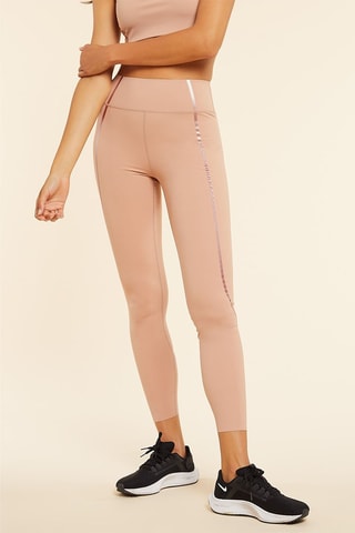 Leggings 7/8 de cintura subida Eiden Pêssego