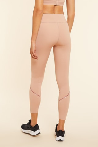 Leggings 7/8 de cintura subida Eiden Pêssego