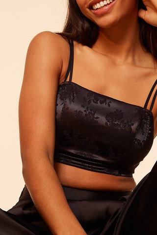 Crop Top Maestro Zwart