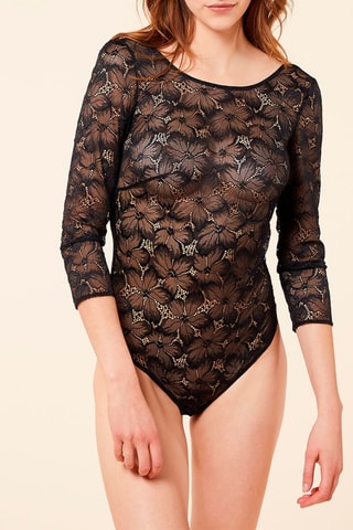Bodysuit Babydoll Zwart
