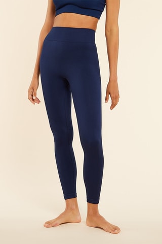 Leggings de cintura subida Jan Azul-noite