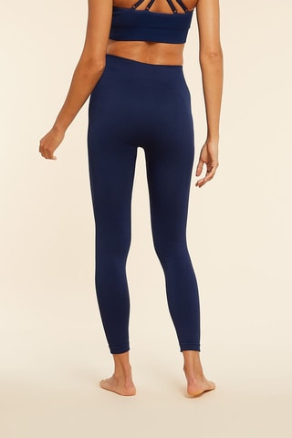 Leggings de cintura subida Jan Azul-noite