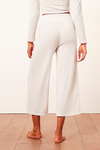 Broek Wide Legs Cadia Ecru