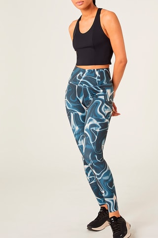 Legging Match Blauwgroen