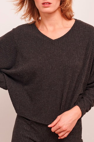 T-shirt Lauren Antraciet