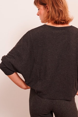 T-shirt Lauren Antraciet