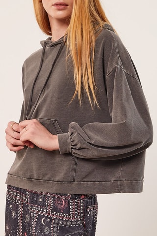 Sweater met Capuchon Mira Antraciet