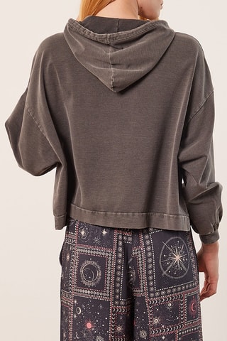 Sweater met Capuchon Mira Antraciet
