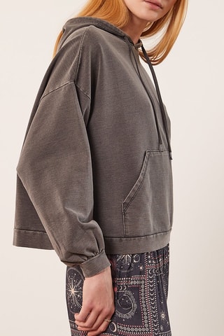 Sweater met Capuchon Mira Antraciet