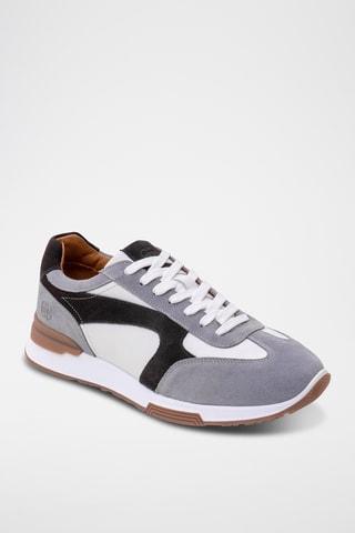 Baskets en cuir Hill - Gris