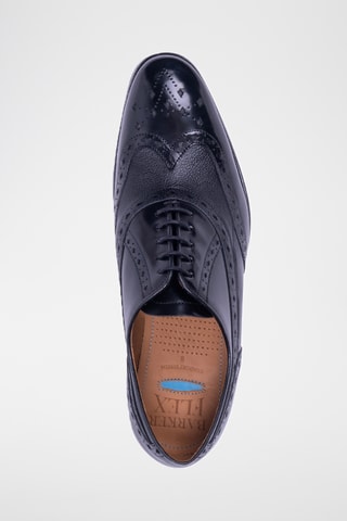 Richelieus en cuir Bampton - Noir