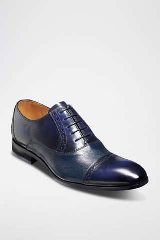 Richelieus en cuir Ramsgate - Bleu marine