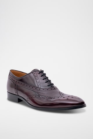 Richelieus en cuir Bampton - Bordeaux