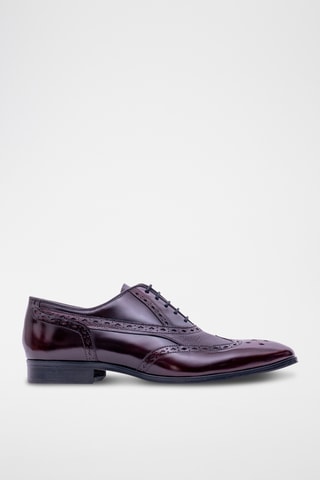 Richelieus en cuir Bampton - Bordeaux