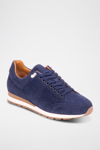 Baskets en nubuck Seb - Bleu marine 