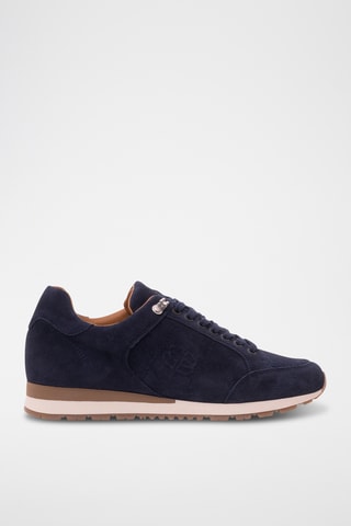 Baskets en nubuck Seb - Bleu marine 