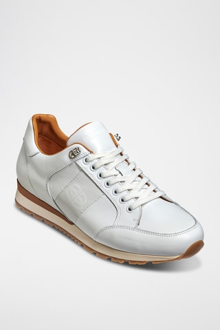 Baskets en cuir Seb - Blanc