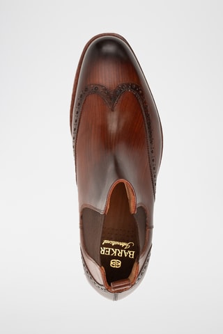 Boots Chelsea en cuir Mersey - Marron