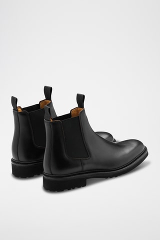 Boots Chelsea en cuir Camborne - Noir