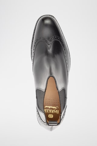 Boots Chelsea en cuir Mersey - Noir