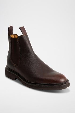 Boots Chelsea en cuir Camborne - Marron