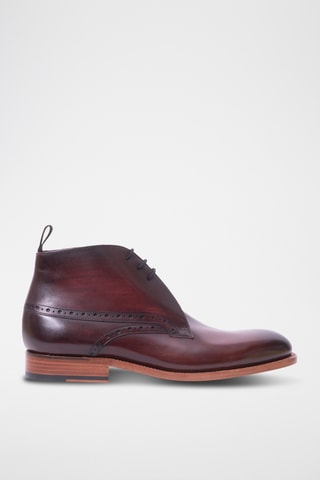 Boots en cuir Tyne - Bordeaux