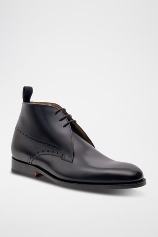 Boots en cuir Tyne - Noir