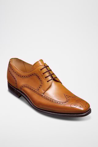 Derbys en cuir Larry - Camel