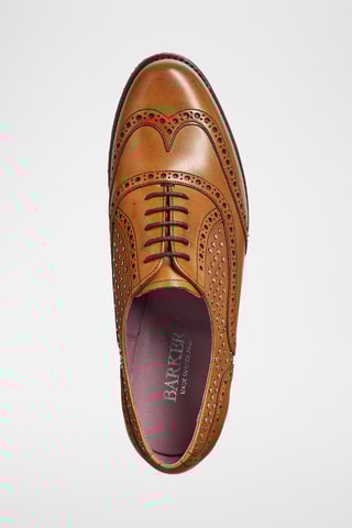 Richelieus en cuir Freya - Camel
