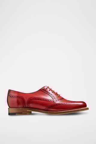 Richelieus en cuir Fearne - Rouge 