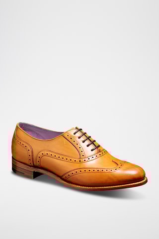 Richelieus en cuir Freya - Camel