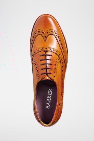 Richelieus en cuir Freya - Camel