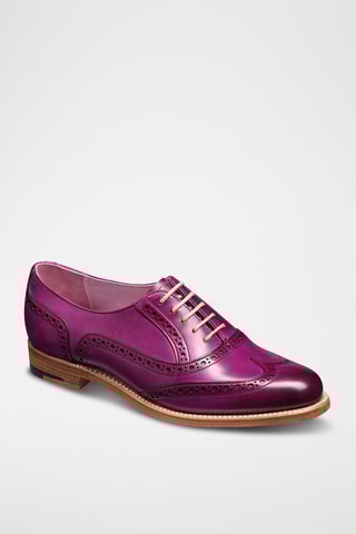 Richelieus en cuir Fearne - Violet 