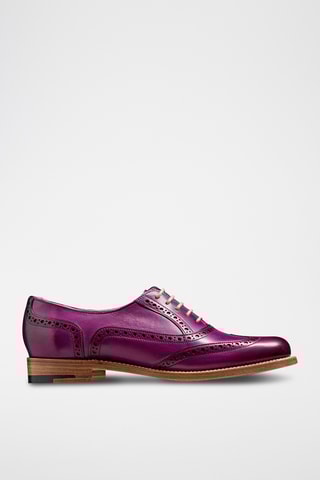 Richelieus en cuir Fearne - Violet 