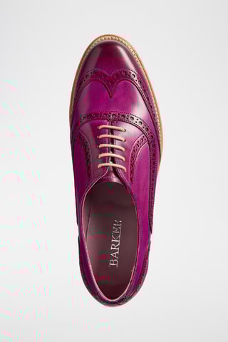 Richelieus en cuir Fearne - Violet 