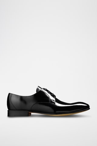 Derbys en cuir verni Rutherford - Noir