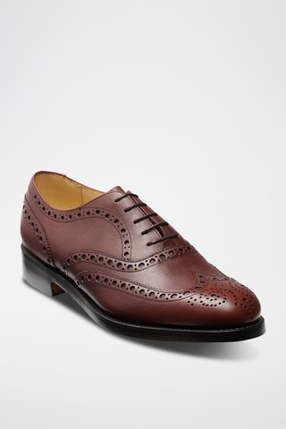 Richelieus en cuir Padstow - Marron