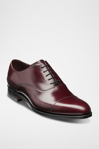Richelieus en cuir Winsford - Bordeaux